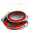 Red, variant on Collapsible Colander Set 2-Pack – Foldable Kitchen Strainers with Non-Slip Handles, Space-Saving Sieve for Pasta, Fruit, Vegetables, RV & Travel