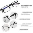 thumbnail image 2 of Blue light glasses for men, Metal Frame Gaming  Glasses  Glasses, 2 of 6