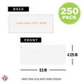 thumbnail image 6 of Customize Your #10 Regular Business Envelopes - Upload Your Full Color Logo and Info - 250 Envelopes Per Pack, 6 of 6