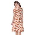 thumbnail image 6 of Spring Summer Dresses for Women 2025 - Bacon Print No.909 Wedding Guest Dresses, Beach Vacation Clothes, Hawaiian Sundresses Casual Short Sleeve Dress for Women with Pockets, 6 of 7