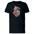 thumbnail image 1 of Side Of Fighting Betta Fish Tee Men's -Image by Shutterstock, 1 of 2