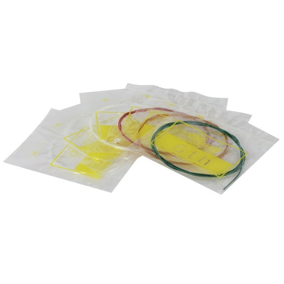 Monyance 6 strings guitar 6 PCS / Set Assorted Sizes Nylon Guitar Strings for 6 String Classic Guitar 1.09mm 0.89mm 0.76mm 1.02mm 0.81mm 0.71mm(4.25X4.33X0.08Inches)