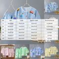 thumbnail image 3 of KPOPLK Boys Pajamas Pants Long Sleeve Top 2 Piece Set Kids Sleepwear PJs Soft Loungewear for Boys 3Months-5Years,Size 6-12 Months, 3 of 5