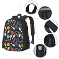 thumbnail image 2 of Balery Bowling Ball Mochila para hombre y mujer - Tela Oxford 600D resistente - Gran capacidad, resistente al agua, ideal para la escuela, viajes y senderismo, 2 of 6
