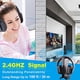thumbnail image 5 of Auriculares inalámbricos para ver Smart TV con base de carga de transmisor RF de 2,4 G (AUX RCA óptico digital), auriculares de TV inalámbricos para personas mayores, alcance inalámbrico de 100 pies s, 5 of 5