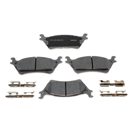 ACDelco Silver Ceramic Brake Pad Set  w/ Hardware