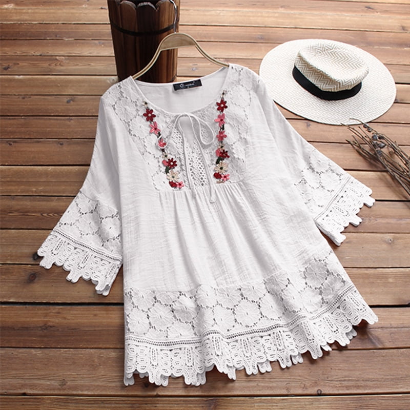 lace and crochet tops