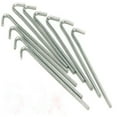 thumbnail image 4 of "RamPro 10-Piece Tent Garden Stakes Heavy Duty, Galvanized Steel Pegs Rust-Free (8.5)", 4 of 7