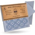 thumbnail image 1 of SUPERSCANDI 5 Pack Swedish Dish Cloths for Kitchen - 100% Biodegradable & Compostable | Washable Kitchen Cloths, Food-Safe&Without Plastic - Reusable Paper Towel for Any Surface |Artdeco Silver,Grey, 1 of 8