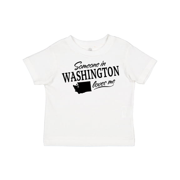 Inktastic Someone in Washington Loves Me Boys or Girls Toddler T-Shirt
