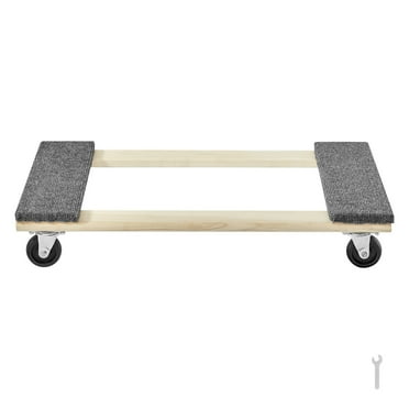BENTISM Furniture Dolly Moving Dolly Caster 1000 lb Capacity 4 Rolling Wheels Wood