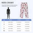 thumbnail image 4 of Lsque Caring Cow Print Men's Pajama Pants, Lounge Pant - Comfortable Home Wear,Elastic Waistband, Stylish Design-Large, 4 of 9