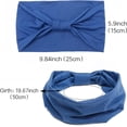 thumbnail image 2 of HSHDLDF Bandeaux pour Femmes Boho Africain Larges Bandeaux Noués Turbans, 2 of 7