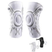 2027 Upgrade Knee Sleeve, Adjustable Knee Brace With Precision Dial, Patella Gel Pad & Side Stabilizers For Running, Workout, Unisex