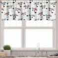thumbnail image 3 of Ambesonne Cartoon Valance & Curtain, Retro Air Planes Flying, 55"x36", Multicolor, 3 of 7
