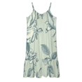 HANSHBDB Flowers And Birds 32 Women's Maxi Summer Dress , Loose