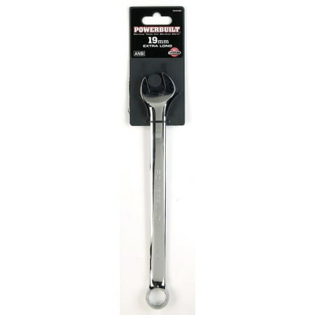 Powerbuilt 640489 19mm Long Pattern Combination Wrench with Z-Drive™ Box E