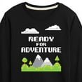thumbnail image 3 of Instant Message - Gamer - Ready for Adventure - Toddler & Youth Long Sleeve Graphic T-Shirt, 3 of 6