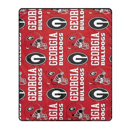 Pegasus Georgia Bulldogs 50" x 60" Homefield Stacked Logos Ultra Soft Blanket