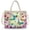 Hummingbird Butterfly Flower, variant on ZUXONGSY Cow Print Print Clear PVC Tote Bag for Women, Lightweight Large Shoulder Handbag with Zipper, for Daily Work Commute