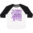 thumbnail image 3 of Inktastic October is Domestic Violence Awareness Month Boys or Girls Toddler T-Shirt, 3 of 5