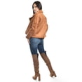 thumbnail image 3 of Chamarra de gamuza Juvenil Roman Fashion 24069 cafe CH, 3 of 5