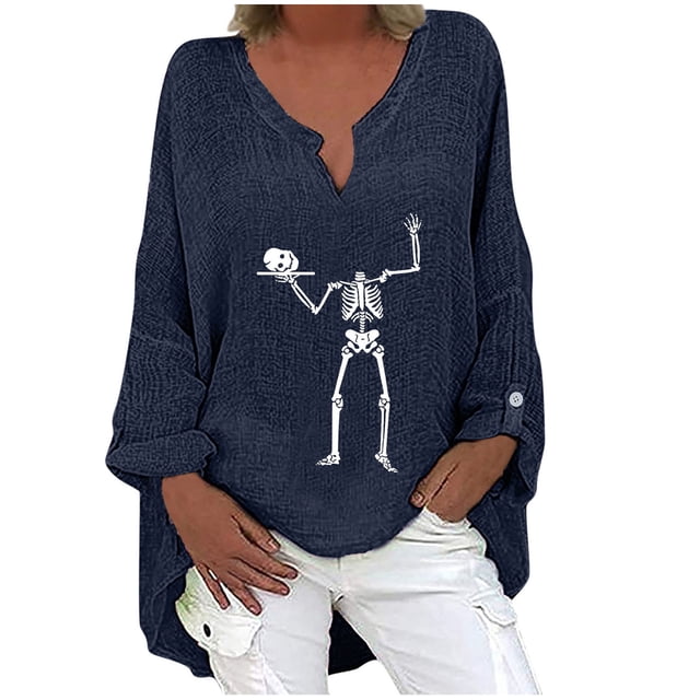 Moda Mujer Camiseta de manga larga Otoño Frente abierto Prendas de abrigo sueltas Impresión Blusa Abrigo Tops Fridja czfsfas5600