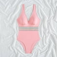 thumbnail image 2 of MSJUHEG Tummy Control Swimsuits for Women,Bathing Suit Monokini,High Cut Backless,Women's One-piece Swimsuits,1 Piece Swimsuit,Shapewear Swimsuits for Women,Tummy Control Bathing Suits Pink XL, 2 of 8