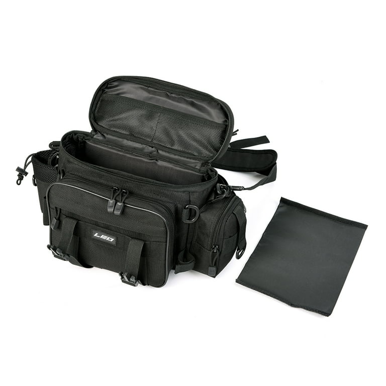 Versatile Waist Pack for Fishing, Utility Storage Bag with Multiple Pockets  and Adjustable Straps