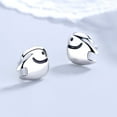 thumbnail image 2 of Amy and Annette Sterling Silver Elephant Stud Earrings, 2 of 4