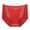 Red, variant on Fancifize Womens Breathable Underwear High Waist Soft Cotton Briefs Butt Lifting Tummy Control Lace Panties