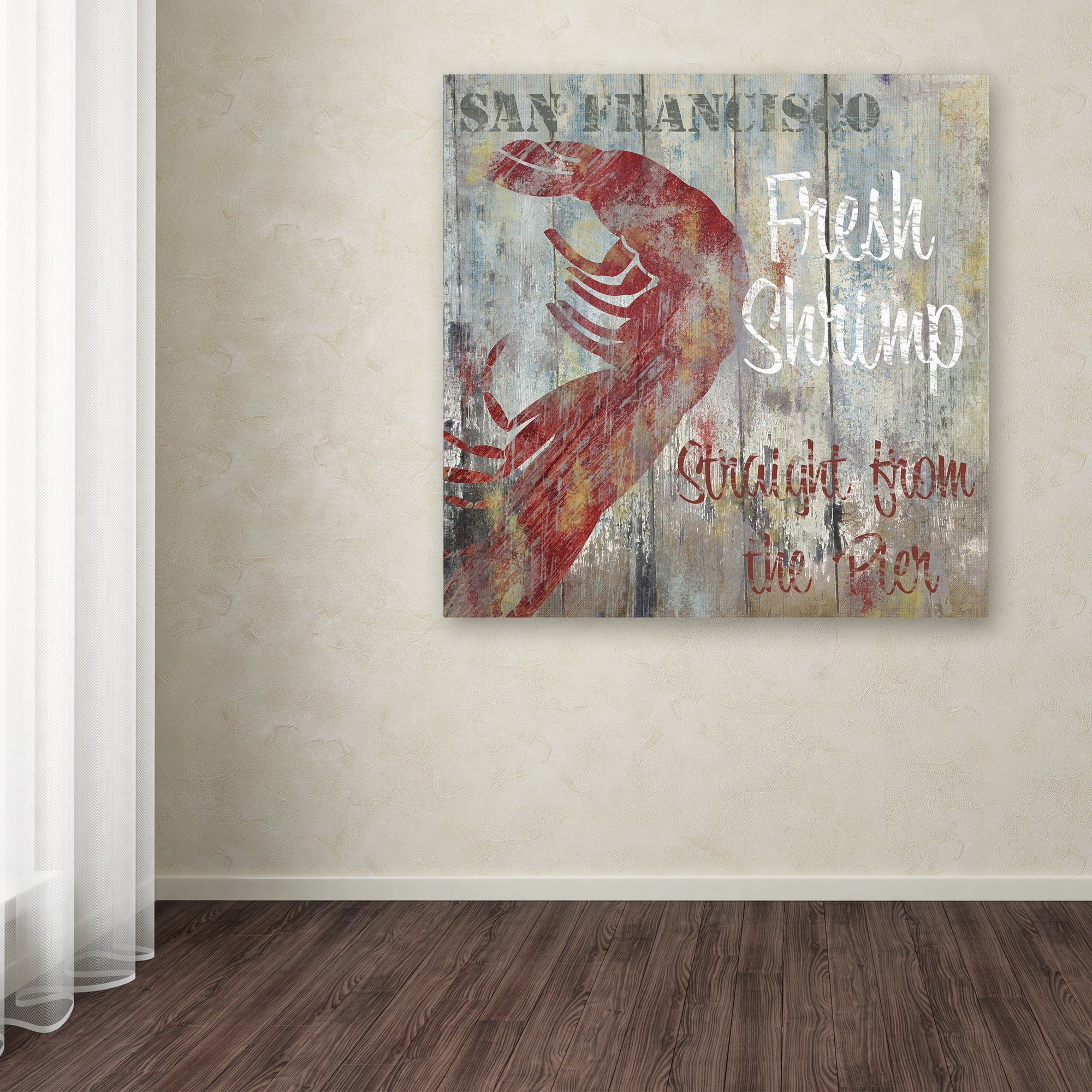 Trademark Fine Art "Restaurant Seafood I" Canvas Art by Color Bakery