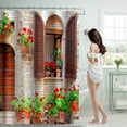 thumbnail image 2 of Shower Curtain 70 Inch With 12 Hooks Shower Curtain Bathroom Heavy Side Shower Curtain Machine Washable Shower Cute Curtain Set Out to Sea Shower Curtain Work from Home Necessities 72x72 Shower, 2 of 4