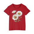 thumbnail image 1 of RXIRUCGD 2025 Vêtements d'Été pour Enfants T-shirt Imprimé Mode Mignon Col Rond Manches Courtes, 1 of 5