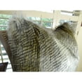 thumbnail image 4 of Plutus Alaskan Hawk Handmade Throw Pillow - White - Gray & Beige, 4 of 4
