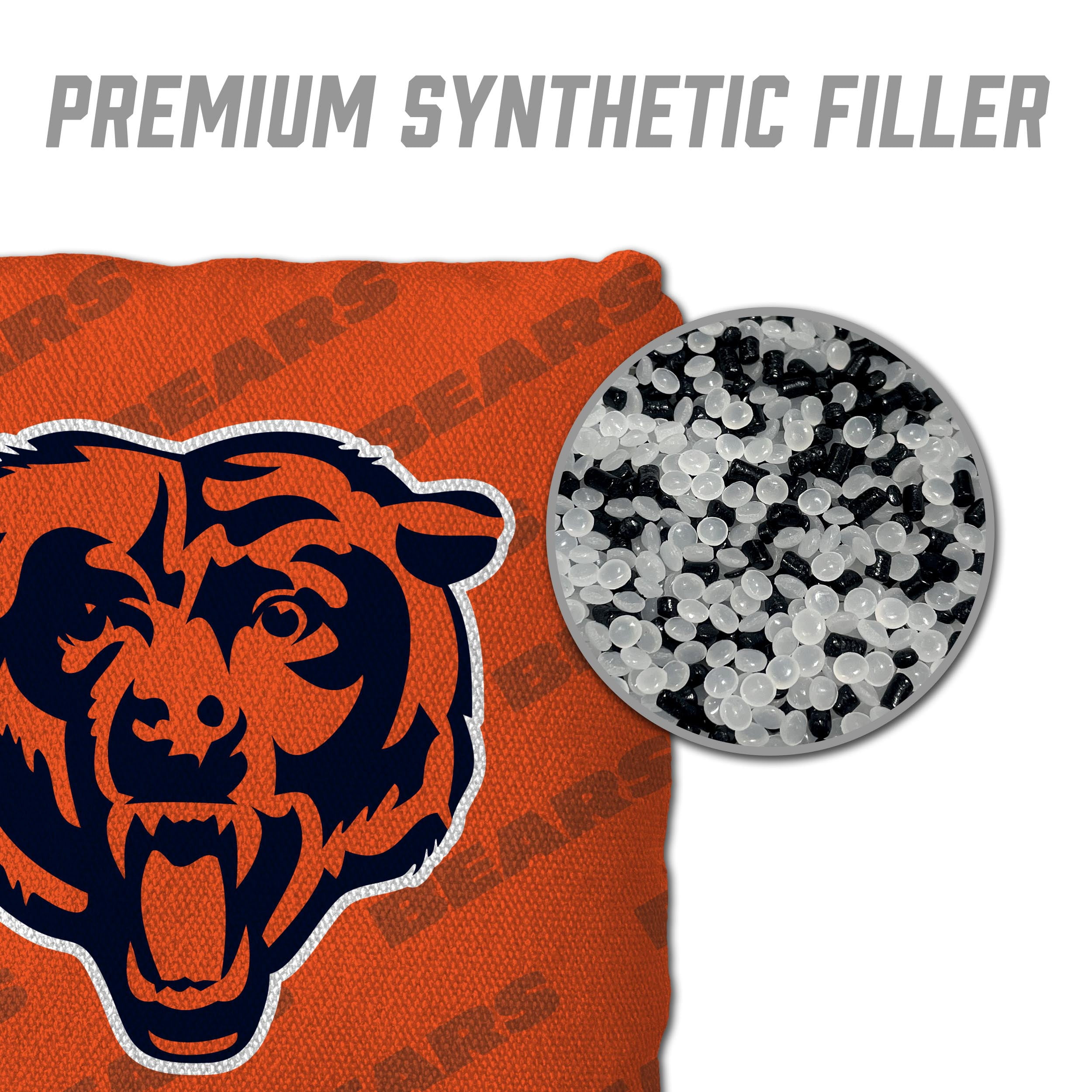 NFL Chicago Bears Cornhole Bags - 4PK - Orange