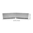 thumbnail image 2 of FUTUREORYY 2Set Guttering Guard Rain Gutter Splash Prevention Device Protect Foundation In 15.7X3.5X0.8In, 2 of 5