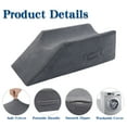 thumbnail image 6 of Shinnwa Leg Elevation Pillow Velvet Leg Knee Ankle Support Foam Wedge Pillow for Surgery Injury or Rest Grey, 6 of 6