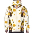 thumbnail image 3 of Bingfone Beekeeper Gnome Holding A Glass Men's Drawstring Hoodie Long Sleeve Pocket Sweatshirts-XX-Large, 3 of 6