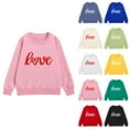 thumbnail image 7 of Mercatoo Girls Oversized Heart Sweatshirts Long Sleeve Crewneck Sweater Cute Prepp𝐲 Hoodies for Teen Girls Trendy Fall Winter Clothes, 7 of 7