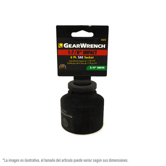 Dado Imp. Sae 3/4 Plg 6 Puntas GearWrench 84818 1.7/8 Plg