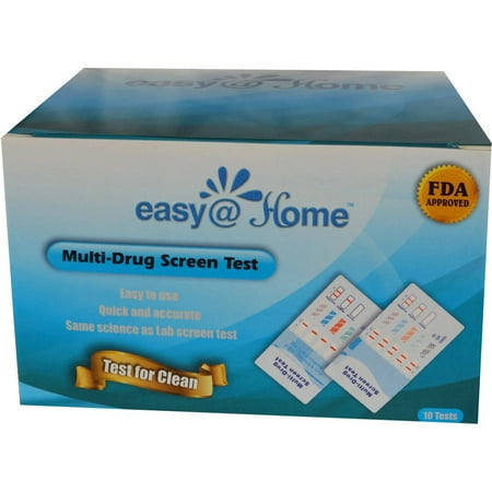 Easy@Home 5 Panel Multi-Drug Screen Test, EDOAP-154, 10 count - Walmart.com