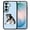 Schnauzer Dog Butt Looking Back On Light Blue Background, variant on WIRESTER Shockproof Soft Rubber Cover Case for Samsung Galaxy S26 6.3" 2026, Basset Hound Dog Lying Down Looking Up On Light Blue Background