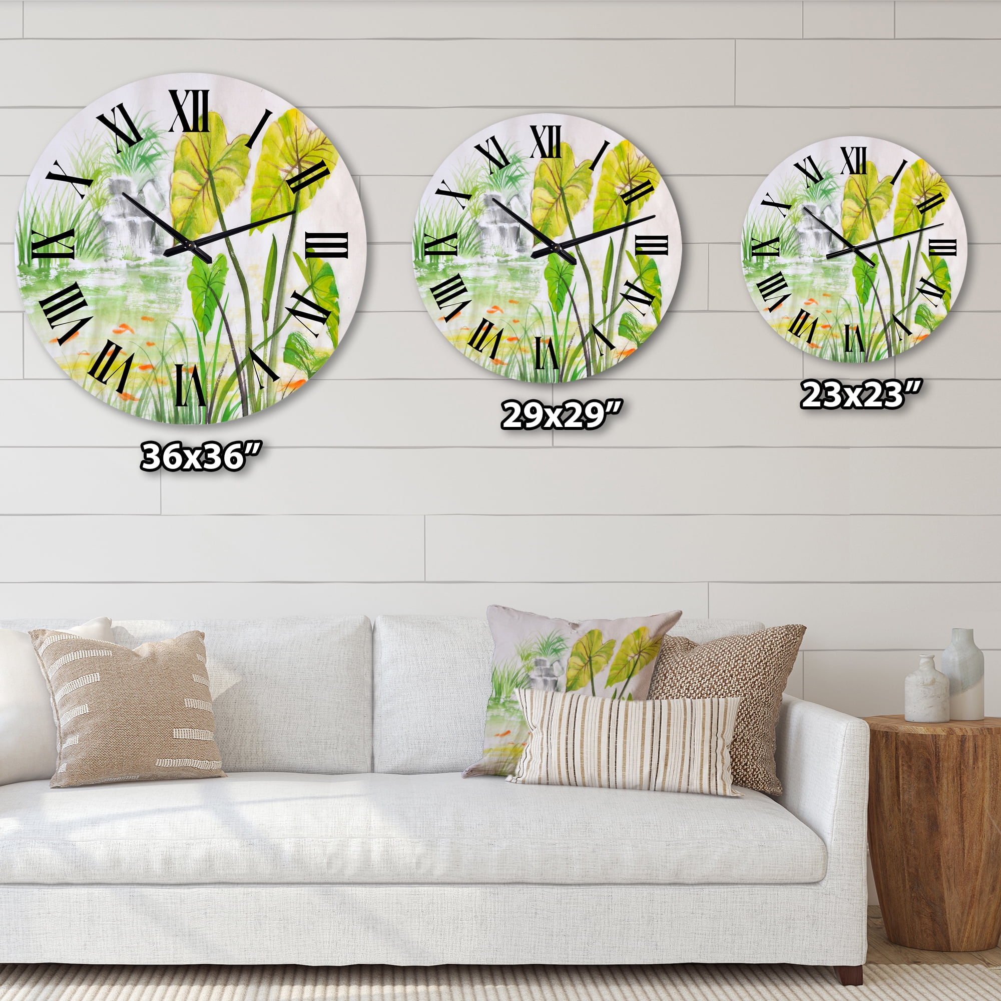 Designart 1 in Quartz Wall Clock