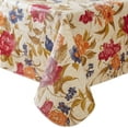 thumbnail image 6 of Newbridge Nicolette French Floral Garden 52 x 52 inch Square Flannel Backed Vinyl Tablecloth, 6 of 9