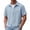 Sky Blue # Mens Shirts, variant on Vetsdori Mens Short Sleeve Shirts Fashion Pullover Outdoor Plain Casual Collar Tops for Men Summer