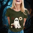 thumbnail image 4 of mgoYE Halloween Tshirts Women Plus Ghost Reading Book T-Shirt Casual Fall Teacher Tee Tops(AG,XL), 4 of 7