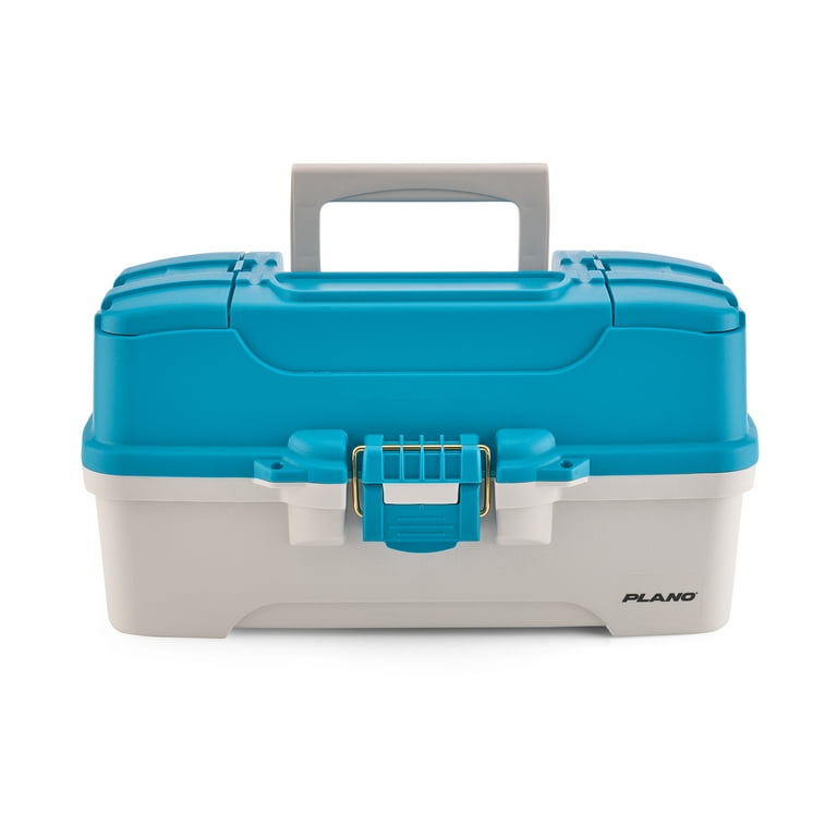 Plano 3-Tray Tackle Box with Berkley Saltwater Bait Kit