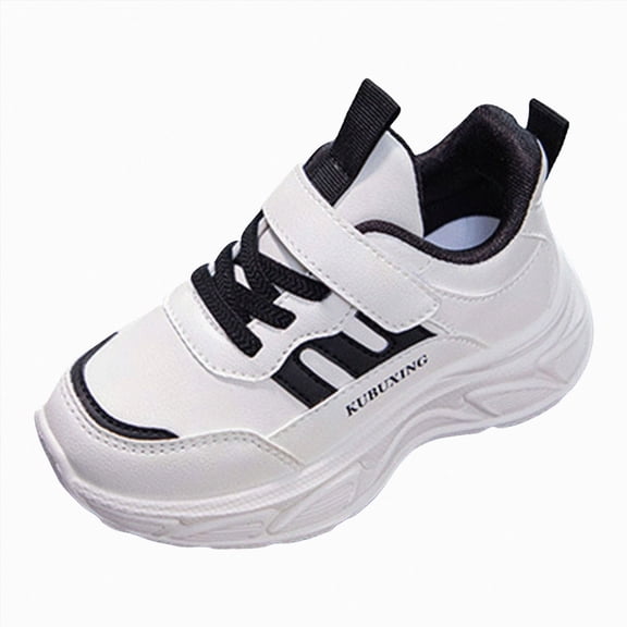 NIEWTR Toddler/Little Kid Boys Girls Shoes Running/Walking Sports Sneakers for Walking, Running, Gym and Fitness Training(A-Black,3.5)