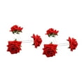 thumbnail image 1 of VONKY 6pack/lot Wide Application Wedding Flower With Fashionable Style Easy To Flower Hair Clips red 1Set, 1 of 6
